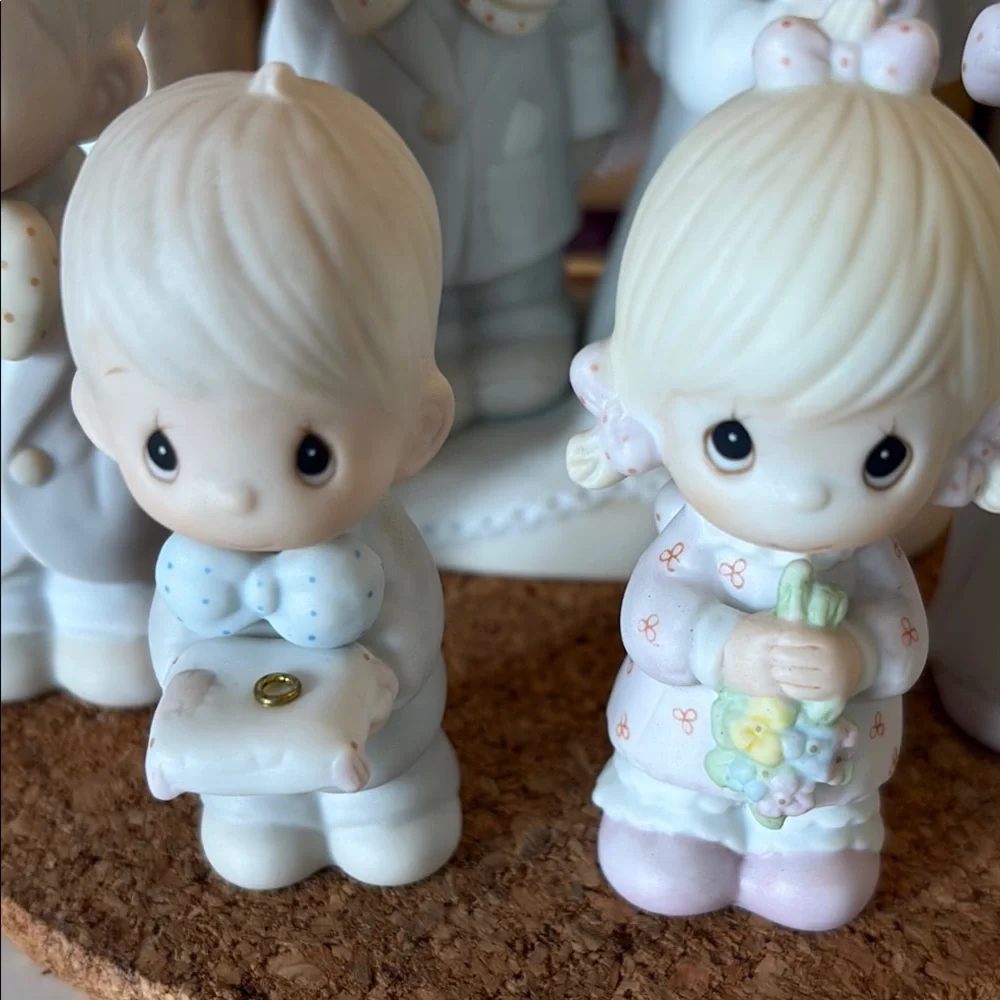 Precious Moments Wedding Collection includes Cake Topper & Wedding Party
